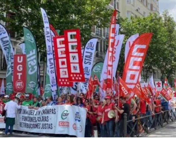 Los sindicatos de los empleados públicos redoblan su presión al Gobierno para reclamar su subida salarial pendiente